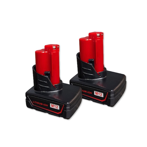 Ip Power 12V 5Ah Li-Ion Rechargeable Drill Pack Battery 2PK IP-LI-MIL1250-2 - main